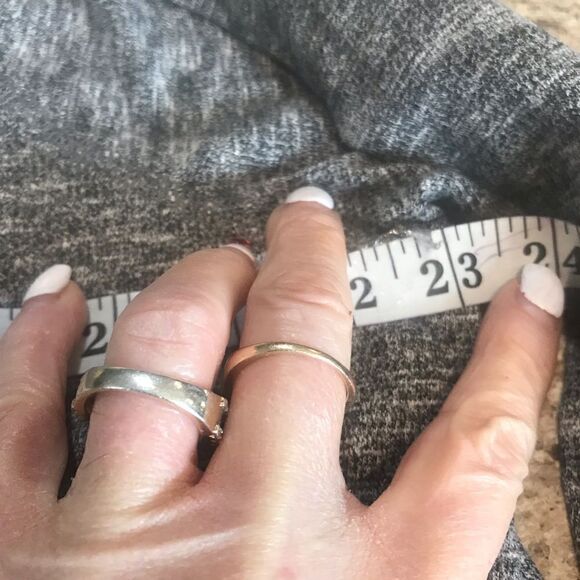 Motherhood Maternity Gray Rhinestone Blouse Extra Large - Picture 4 of 8